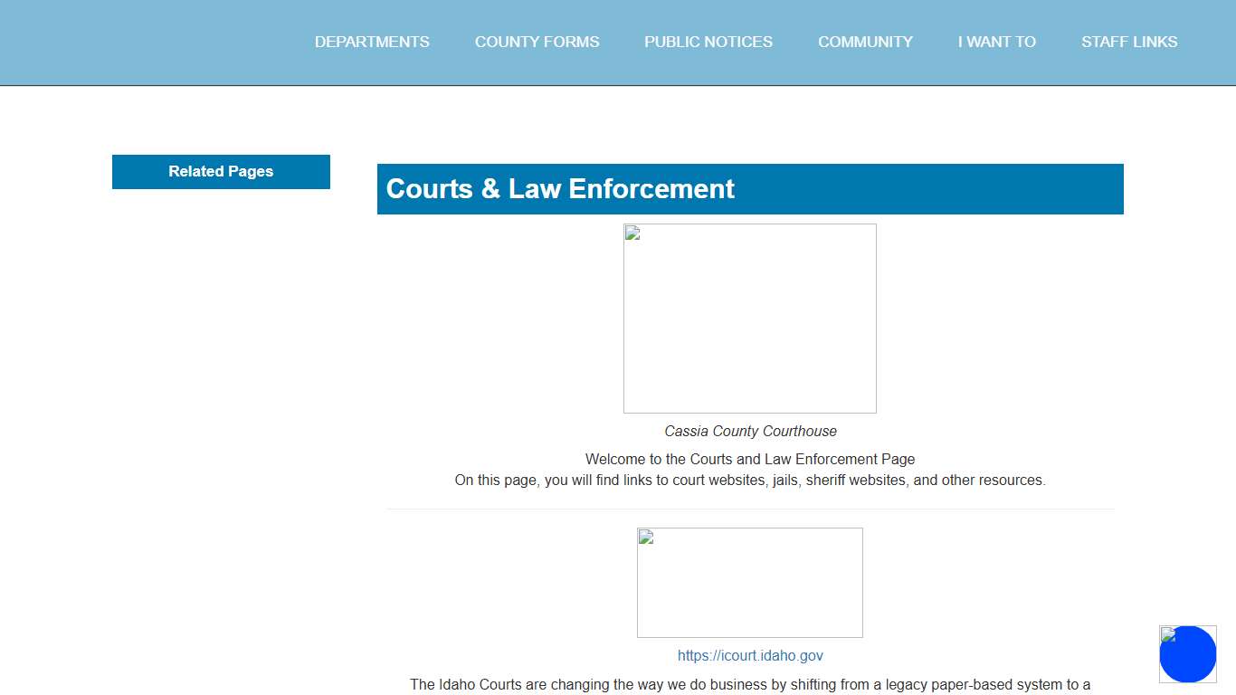 Cassia County, Idaho - Courts & Law Enforcement